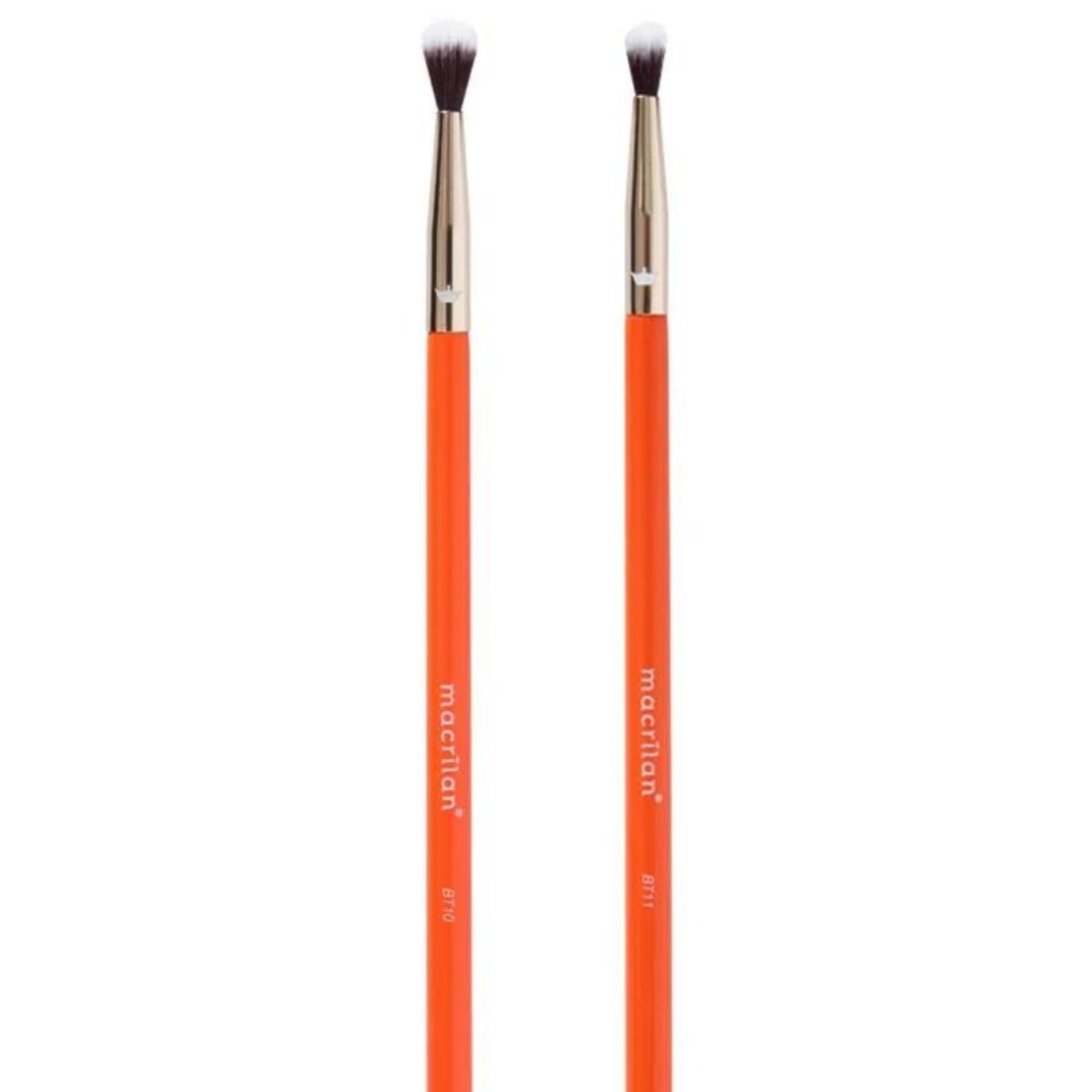 Kit Pincel Macrilan BT10 BT11 Esfumar Linha Beauty Tools