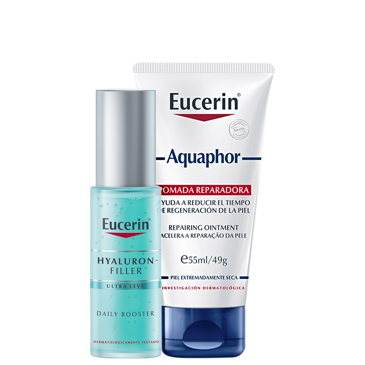 Kit Eucerin Aquaphor Hyaluron-Filler Daily Booster 2 Produtos