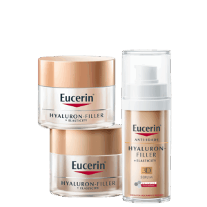 Kit Eucerin Hyaluron-Filler Elasticity Trio 3 Produtos Kit Eucerin Hyaluron-Filler Elasticity Trio 3 Produtos