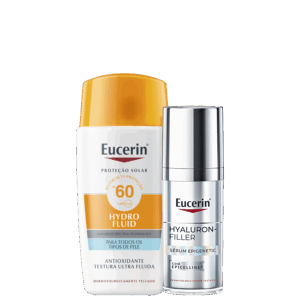 Kit Eucerin Hyaluron-Filler Epigenetic Sun Hydro Fluid FPS 60 2 Produtos Kit Eucerin Hyaluron-Filler Epigenetic Sun Hydro Fluid FPS 60 2 Produtos