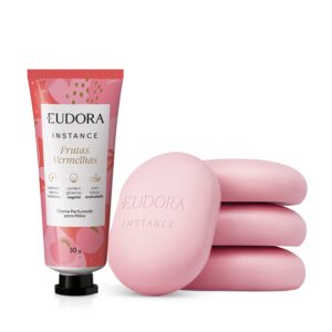 Kit Eudora Instance Frutas Vermelhas 5 Produtos