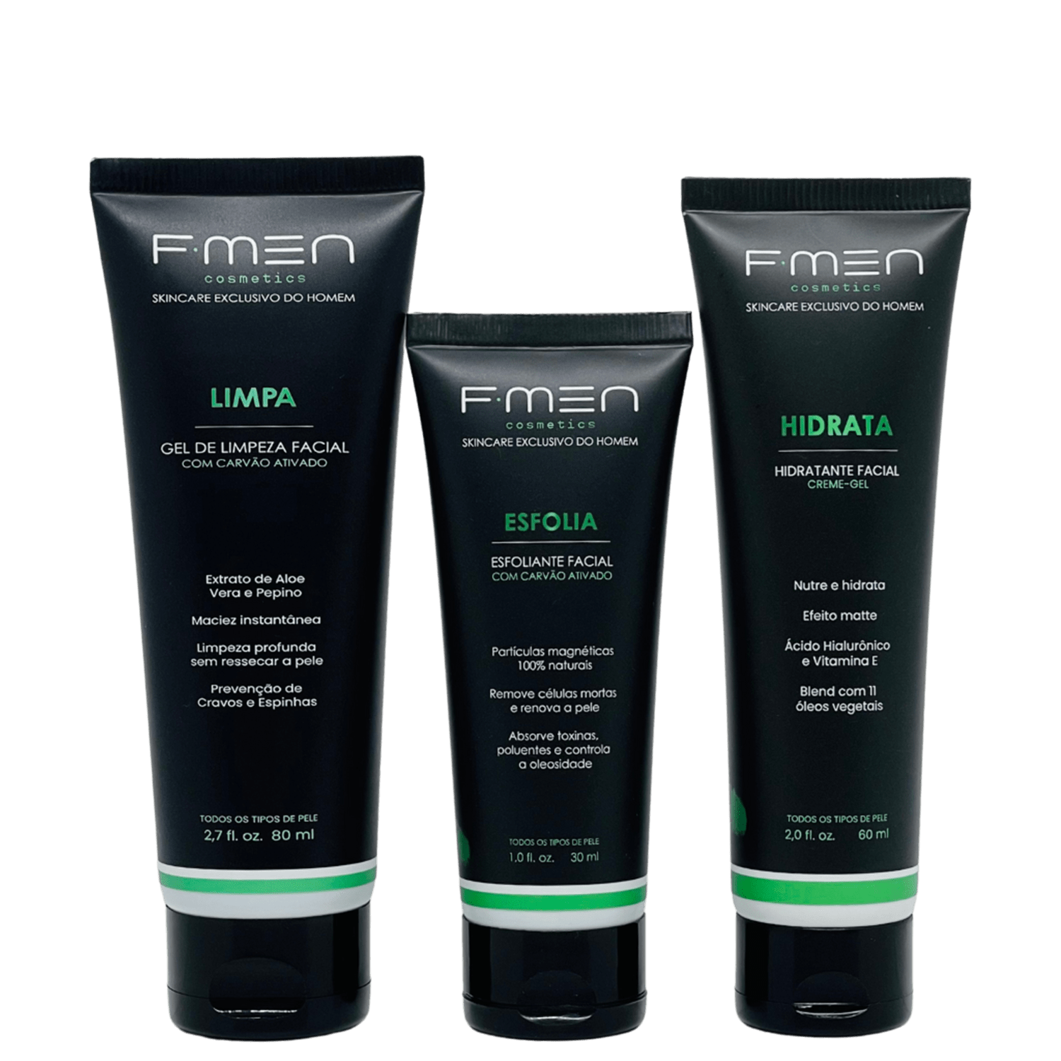 Kit F-Men Cosmetics 3 Produtos