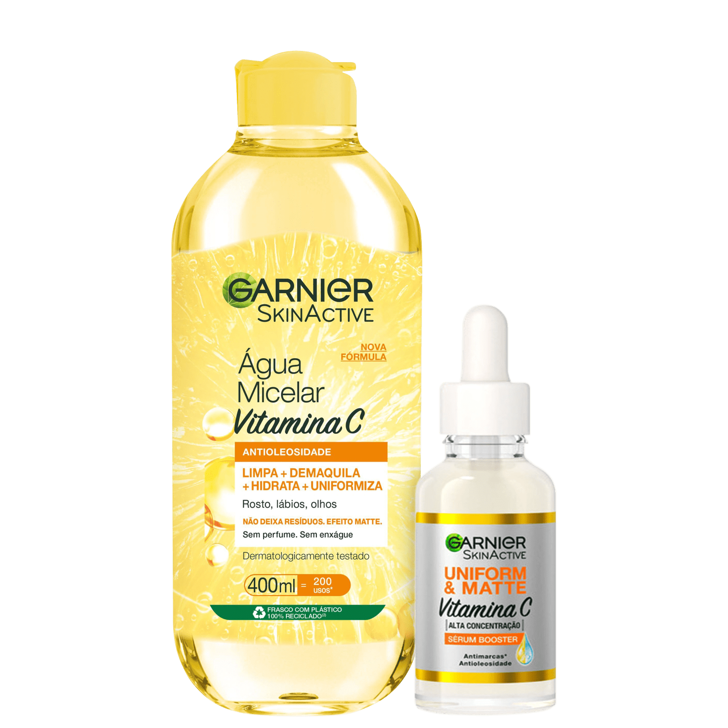 Kit Garnier SkinActive Uniform & Matte 2 Produtos