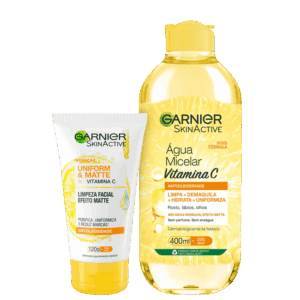 Kit Garnier SkinActive Uniform & Matte Vitamina C 2 Produtos Kit Garnier SkinActive Uniform & Matte Vitamina C 2 Produtos