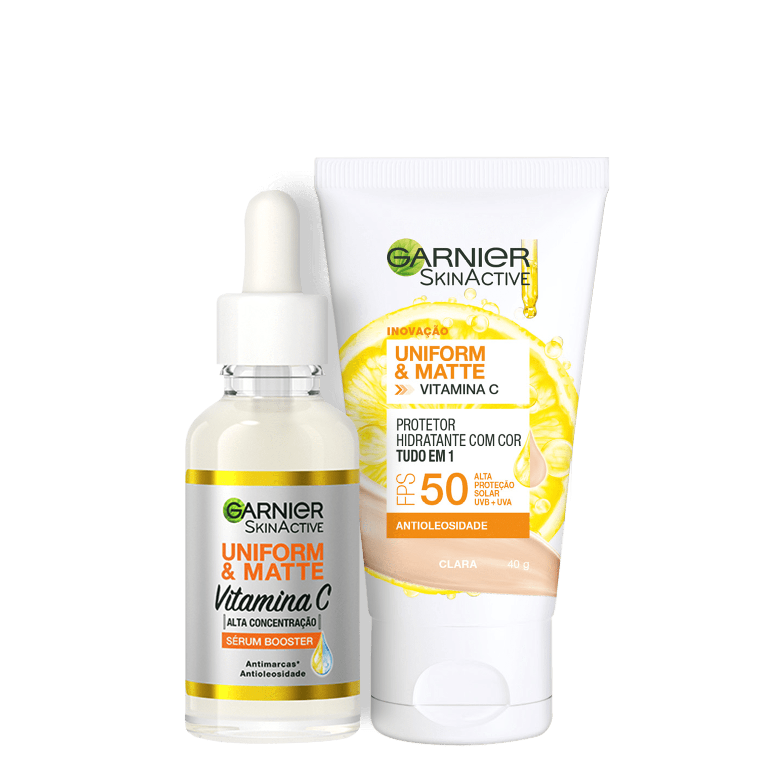 Kit Garnier SkinAtive Pele Radiante 1 2 Produtos