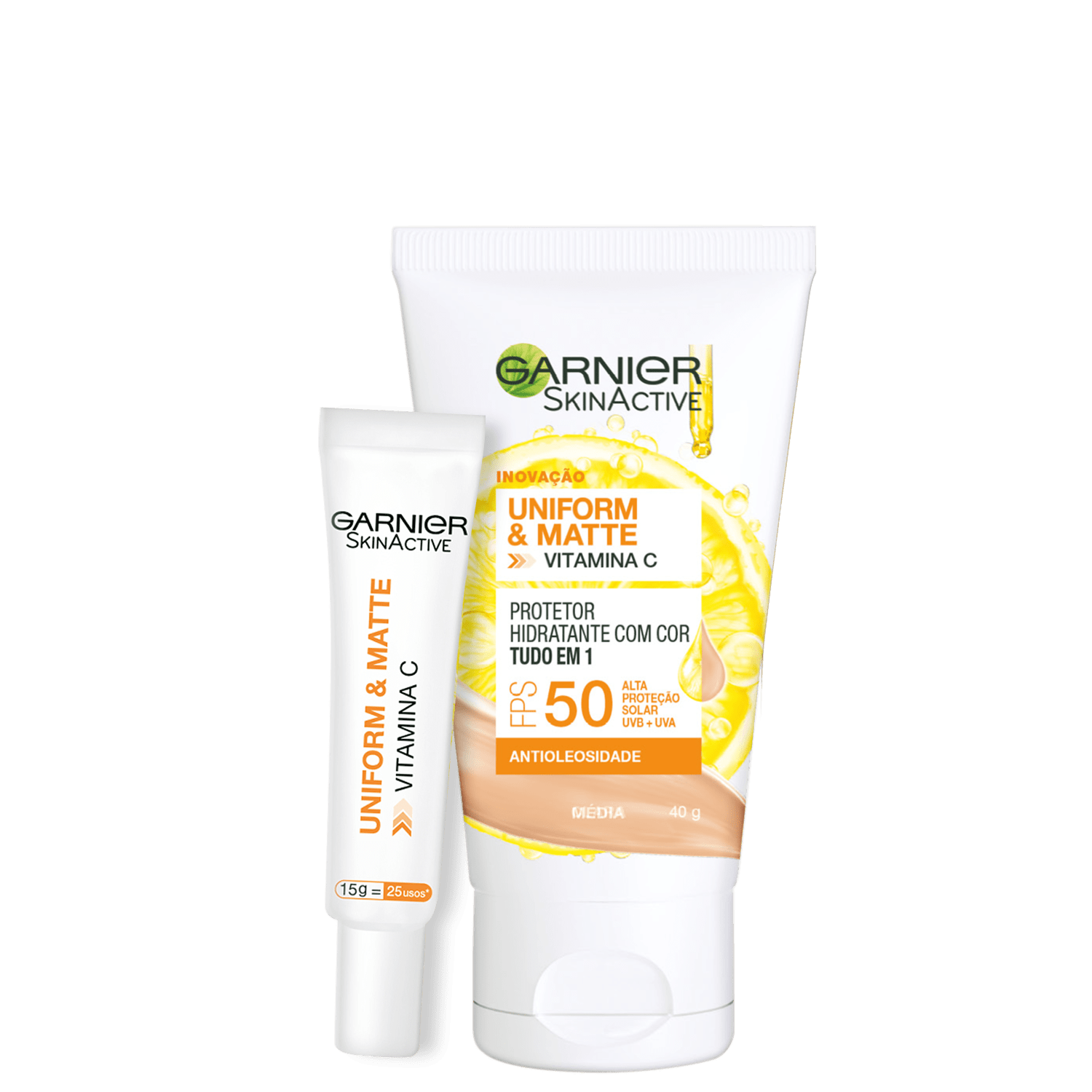 Kit Garnier SkinAtive Proteção 1 2 Produtos