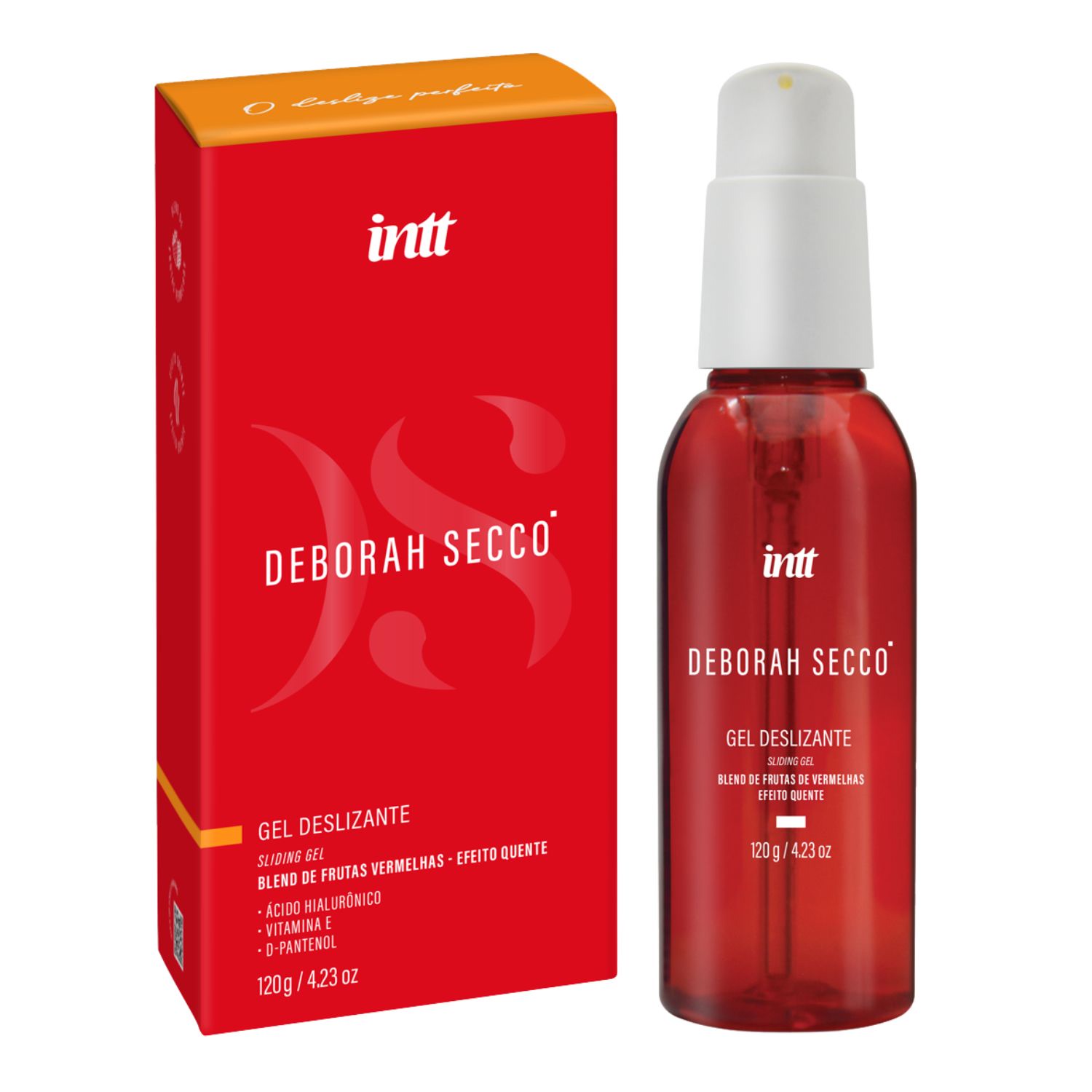 Kit Intt Deborah Secco Gel Lubrificante Deslizante e Creme Clareador e Hidratante