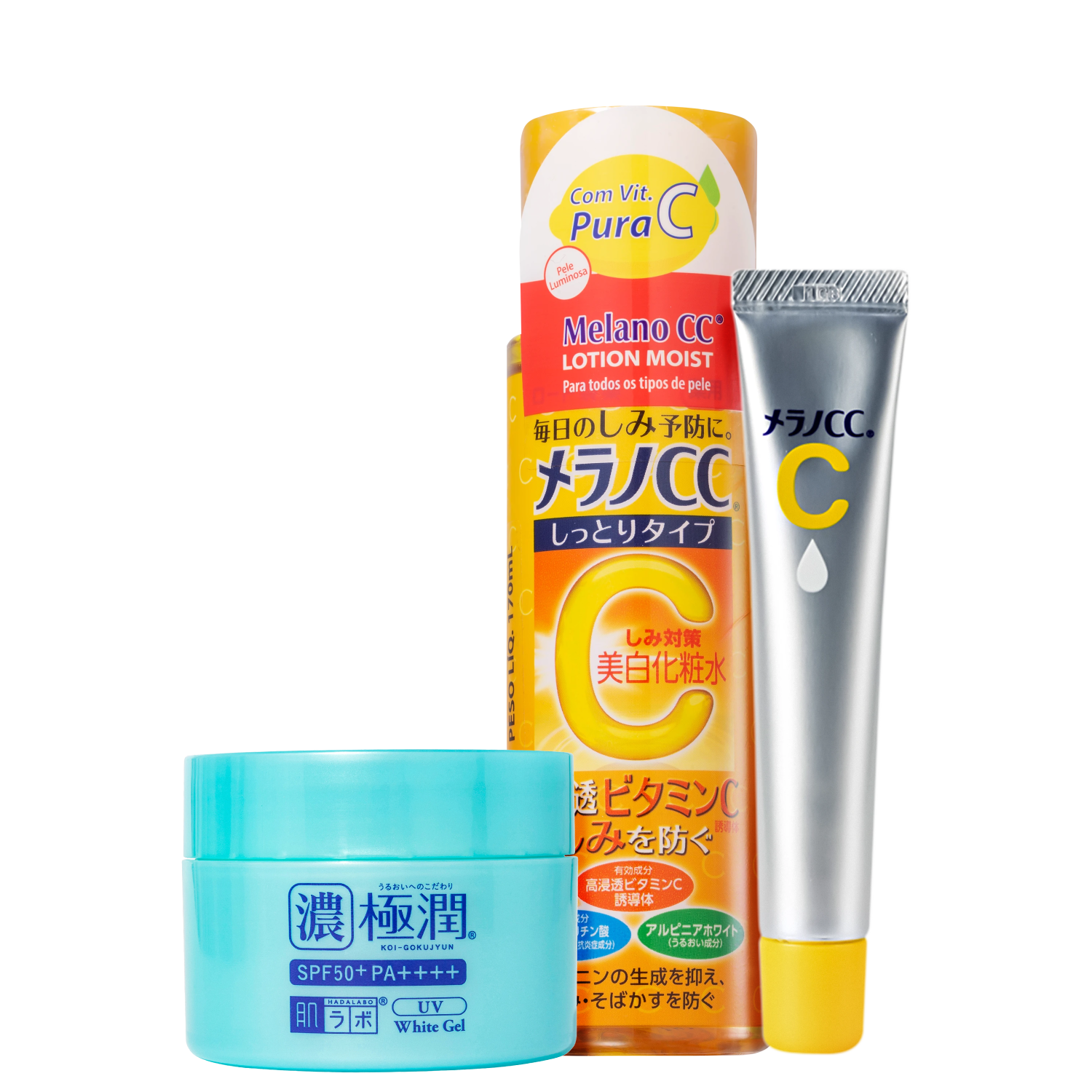 Kit Hada Labo Melano CC FPS 50 3 Produtos