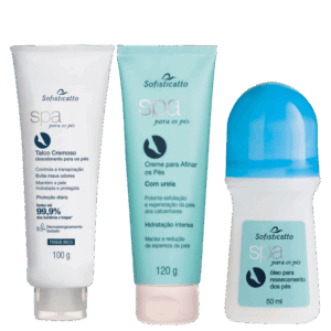 Kit Hidratação de Pé Creme Desodorante Tira Ressecado Chulé 1 Unidade