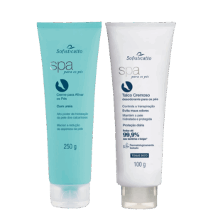 Kit Hidratação Ureia e Creme Desodorante Pé Evita Mau Odor 1 Unidade