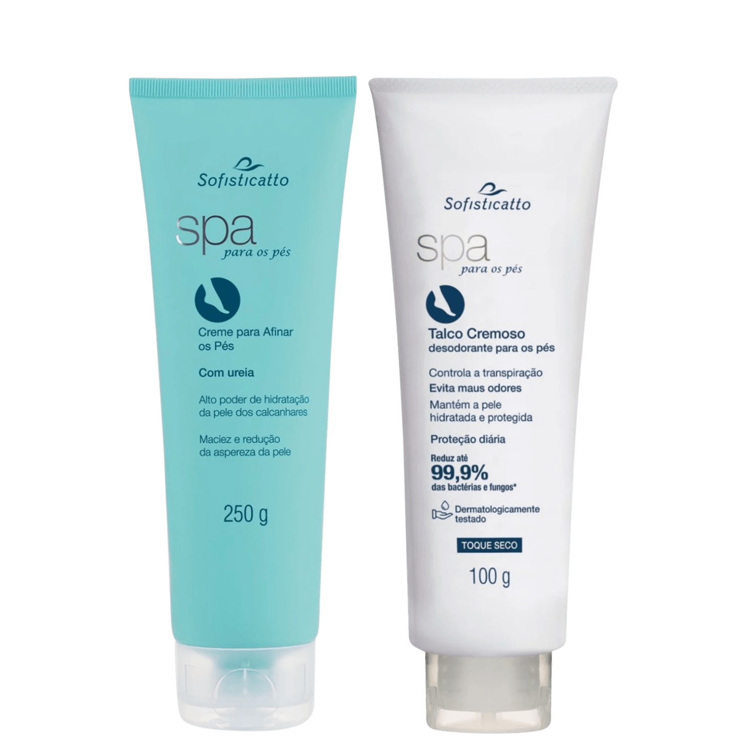 Kit Hidratação Ureia e Creme Desodorante Pé Evita Mau Odor 1 Unidade