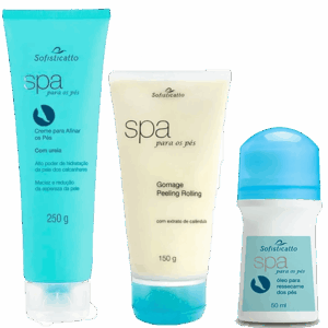 Kit Hidratante Esfoliante e Óleo Anti Ressecamento e Rachadura para os Pés 1 Unidade