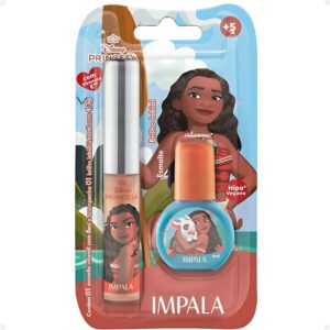 Kit Impala Moana: 1 Esmalte e 1 Brilho Labial 2un Kit Impala Moana: 1 Esmalte e 1 Brilho Labial 2un