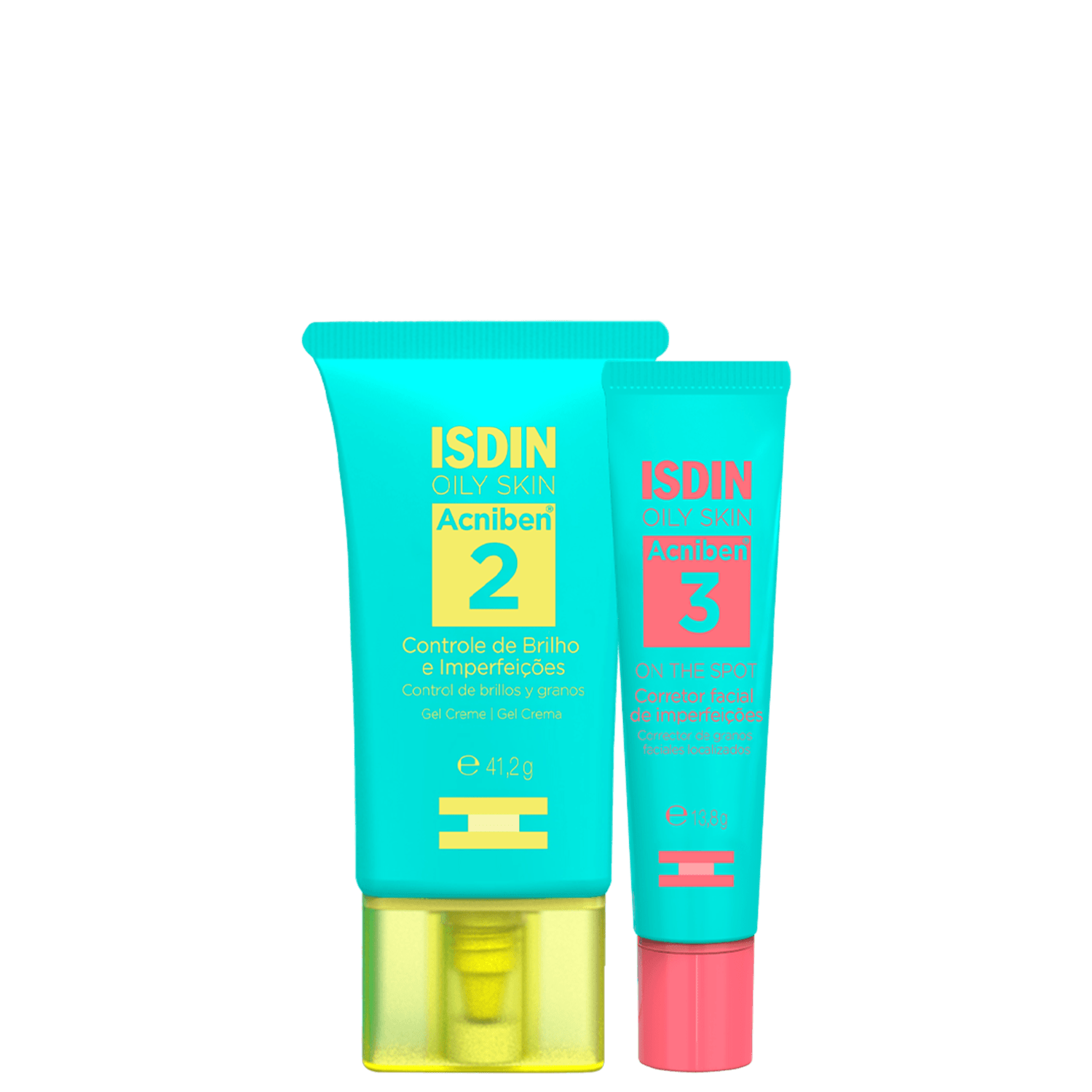 Kit ISDIN Acniben Controle de Brilho & Antiacne 2 Produtos