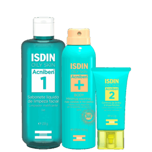 Kit ISDIN Acniben Face & Body 3 Produtos Kit ISDIN Acniben Face & Body 3 Produtos