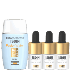 Kit ISDIN Flavo-C Forte Fusion Water 4 Produtos