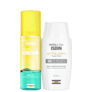 Kit ISDIN Foto Ultra Active Unify HydroLotion 2 Produtos