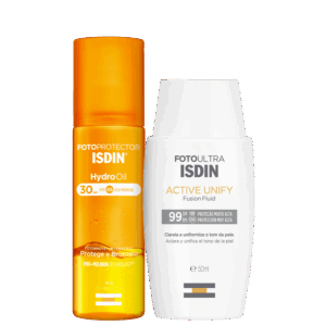 Kit ISDIN Foto Ultra Active Unify HydroOil 2 Produtos