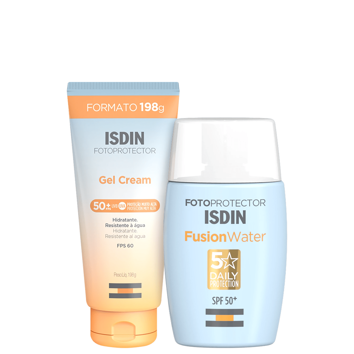 Kit ISDIN Fotoprotector Corporal e Facial 2 Produtos