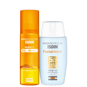 Kit ISDIN Fotoprotector Fusion Water 5 Stars HydroOil 2 Produtos