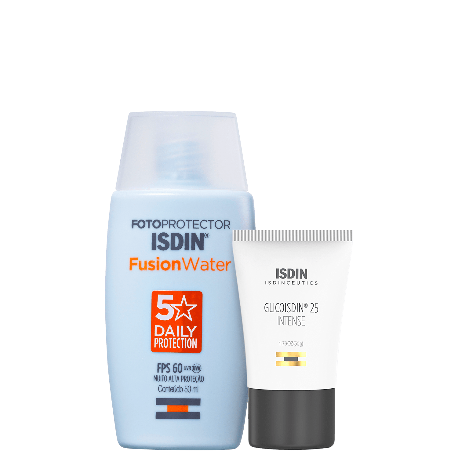 Kit ISDIN Fotoprotector Fusion Water Glicoisdin 2 Produtos