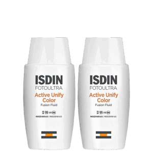 Kit ISDIN FotoUltra Active Unify Fusion Fluid Color FPS 99 2 Unidades