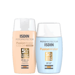 Kit ISDIN Fusion Water 5 Stars Color Clara 2 Produtos