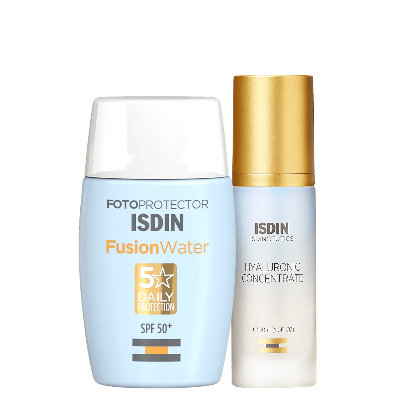 Kit ISDIN Hyaluronic Concentrate Fusion Water 2 Produtos