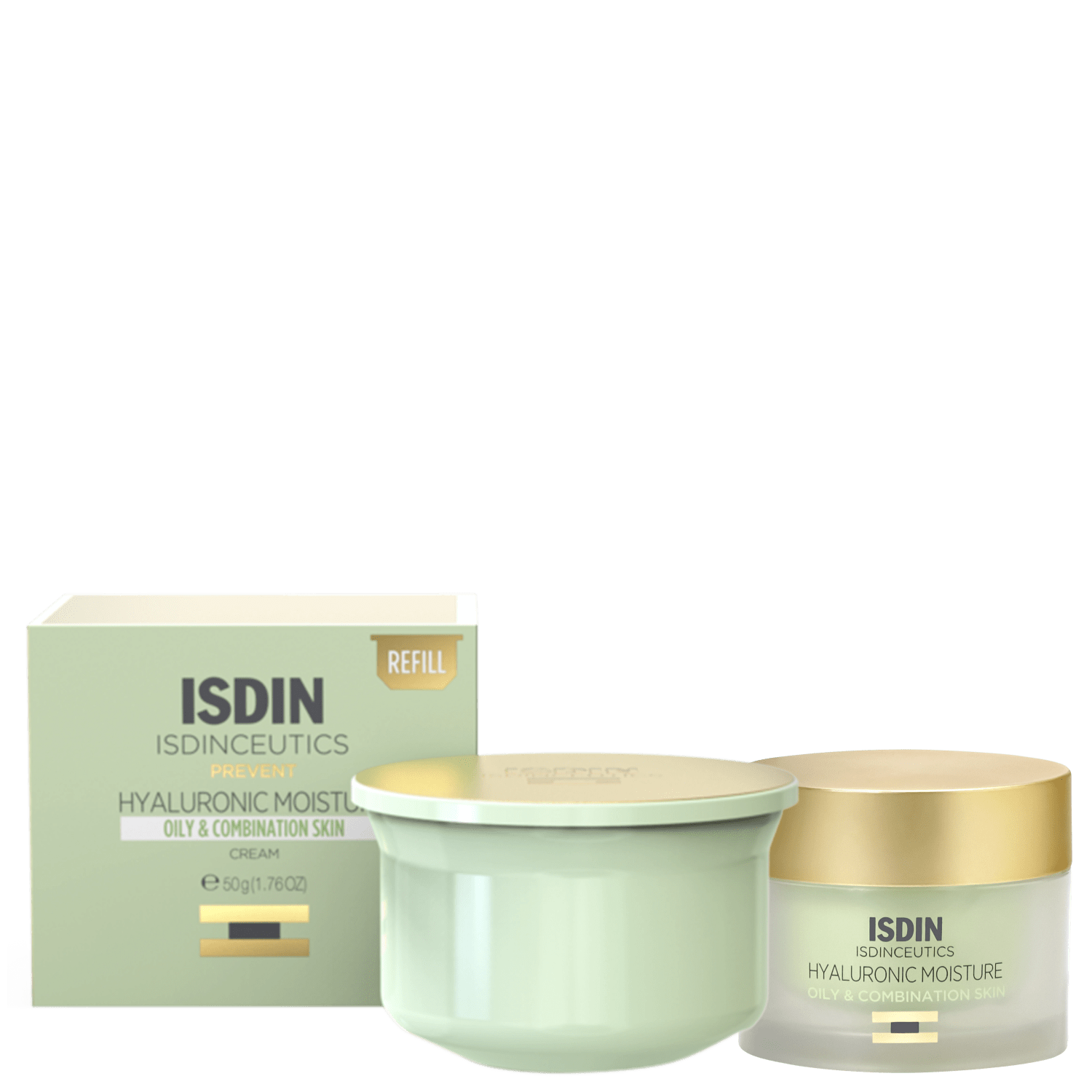 Kit ISDIN ISDINCEUTICS Hyaluronic Moisture Oily Skin Refil 2 Produtos