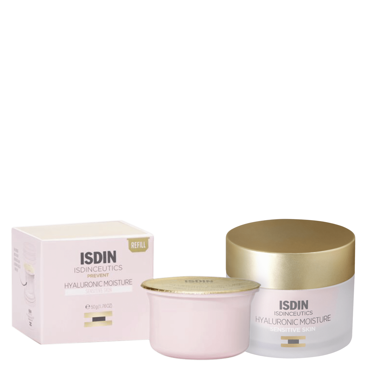Kit ISDIN ISDINCEUTICS Hyaluronic Moisture Sensitive Skin Refil 2 Produtos