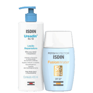 Kit ISDIN Lotion Plus Fusion Water 2 Produtos Kit ISDIN Lotion Plus Fusion Water 2 Produtos