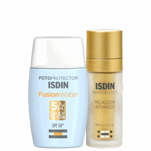 Kit ISDIN Melaclear Advanced Fusion Water 2 Produtos Kit ISDIN Melaclear Advanced Fusion Water 2 Produtos