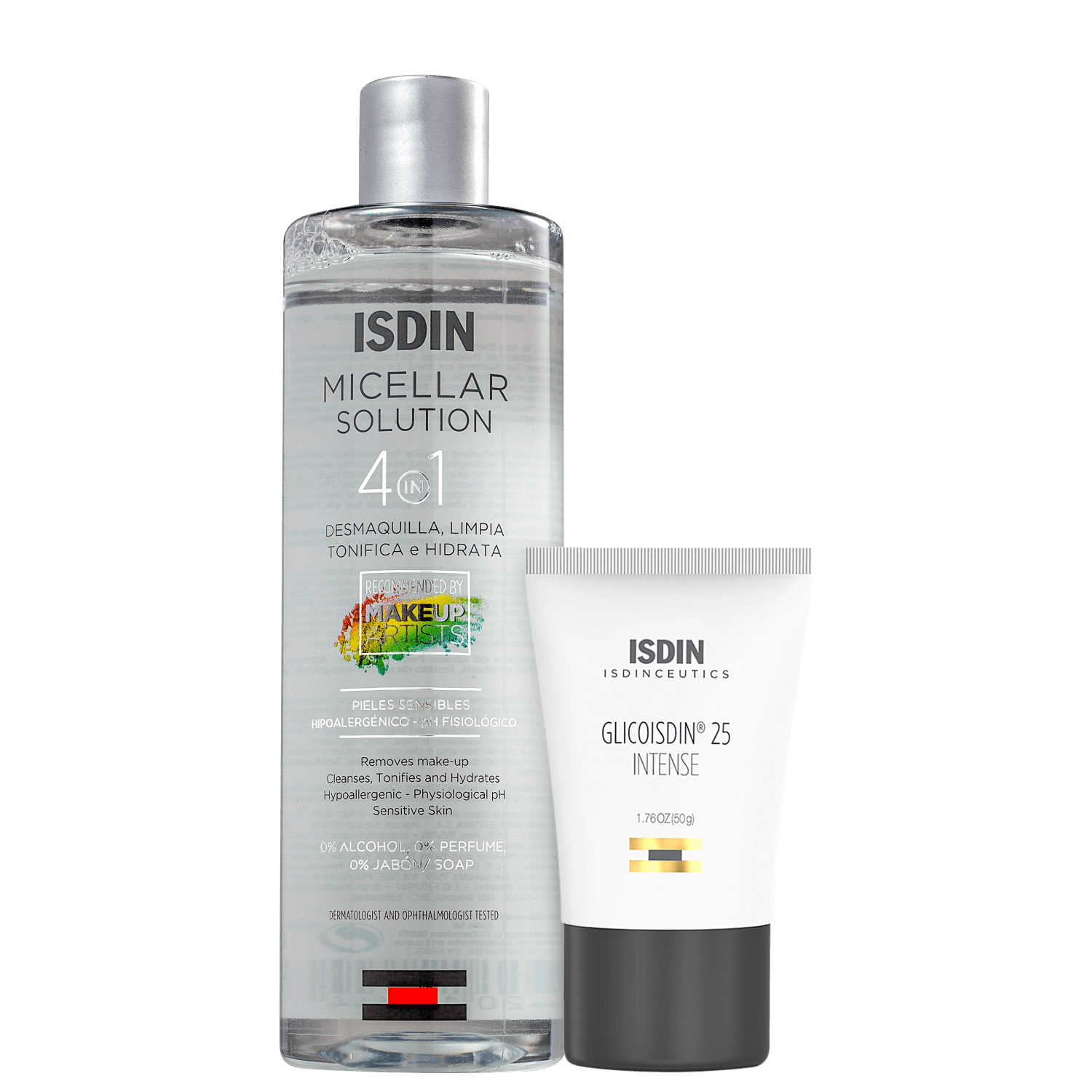 Kit ISDIN Micellar Solution Glicoisdin 2 Produtos