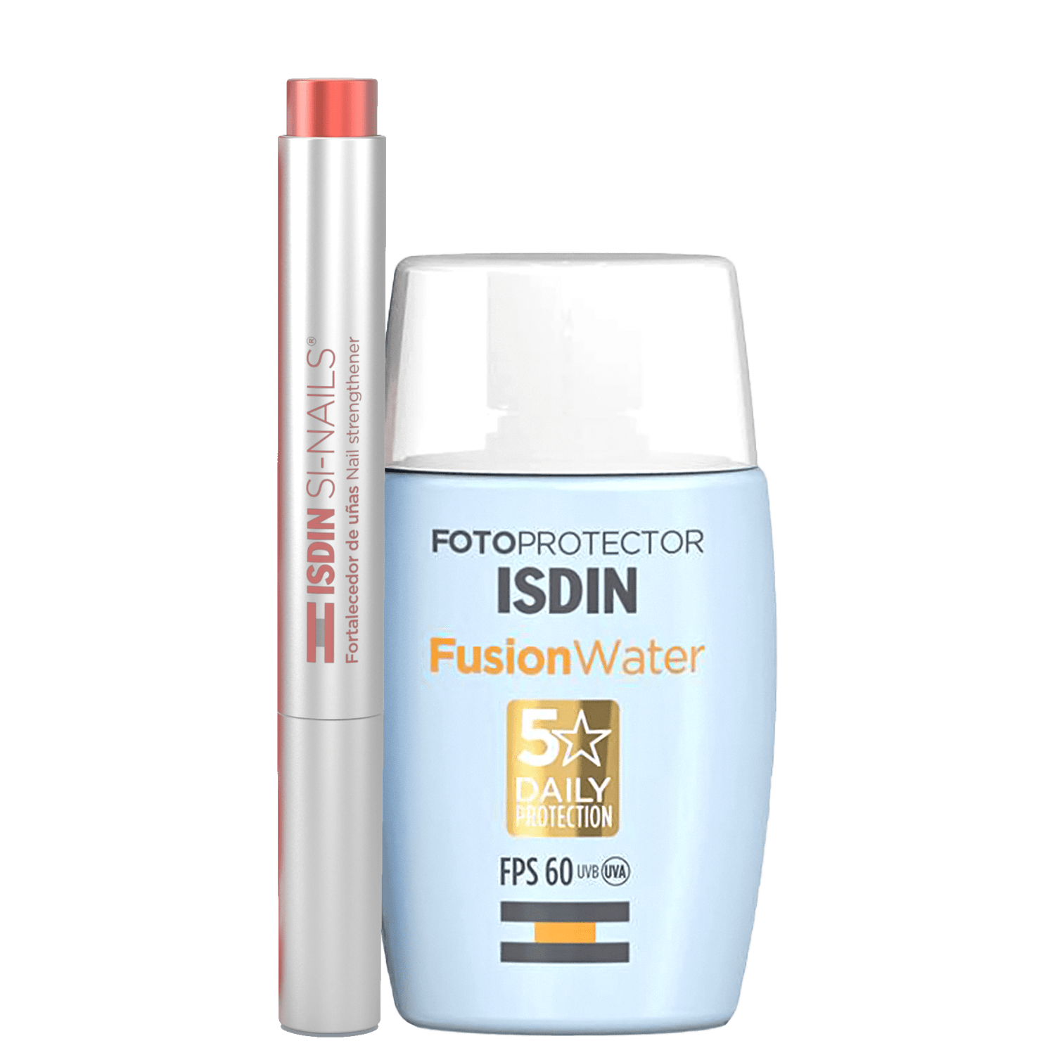 Kit ISDIN Proteção Facial Fusion Water SI-Nails 2 Produtos