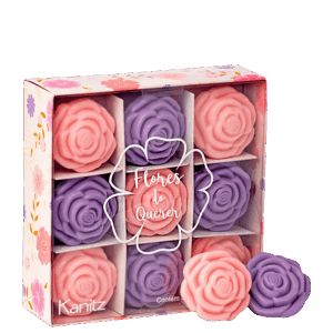 Kit Sabonete em Barra Kanitz Flores do Querer 9x30g