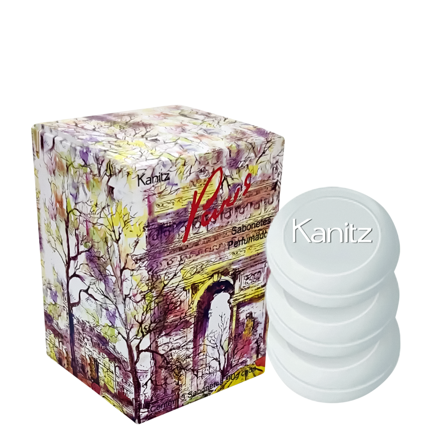 Kit Sabonete em Barra Kanitz Paris 3x90g