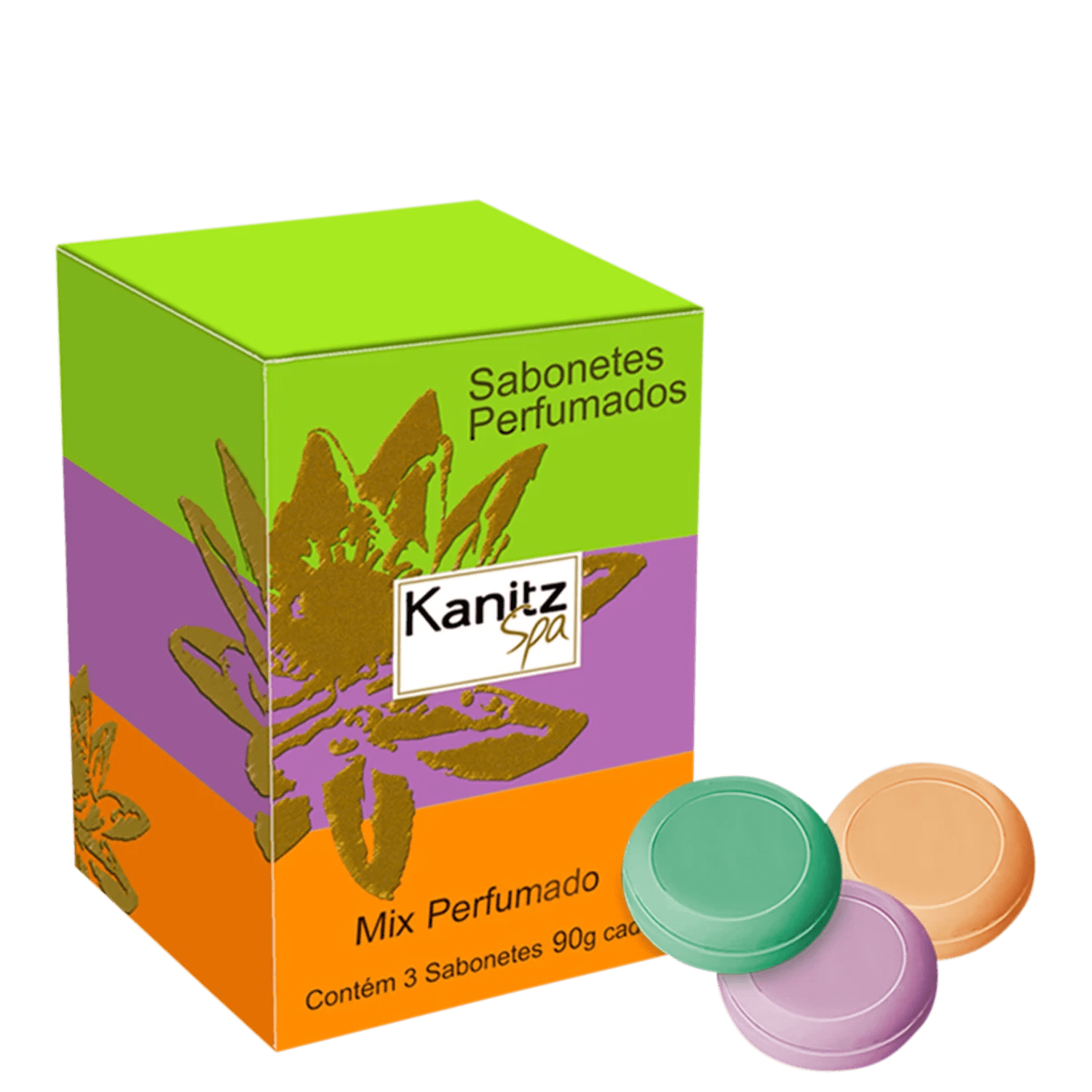 Kit Sabonete em Barra Kanitz Spa Mix Perfumado 3x90g