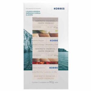 Kit Sabonete em Barra Korres Gift Set Rhodes Island 3 Unidades 90g