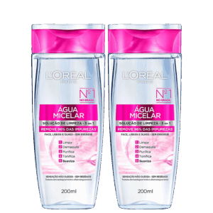Kit L’Oréal Paris Dermo Expertise Água Micelar 2x200ml Kit L’Oréal Paris Dermo Expertise Água Micelar 2x200ml