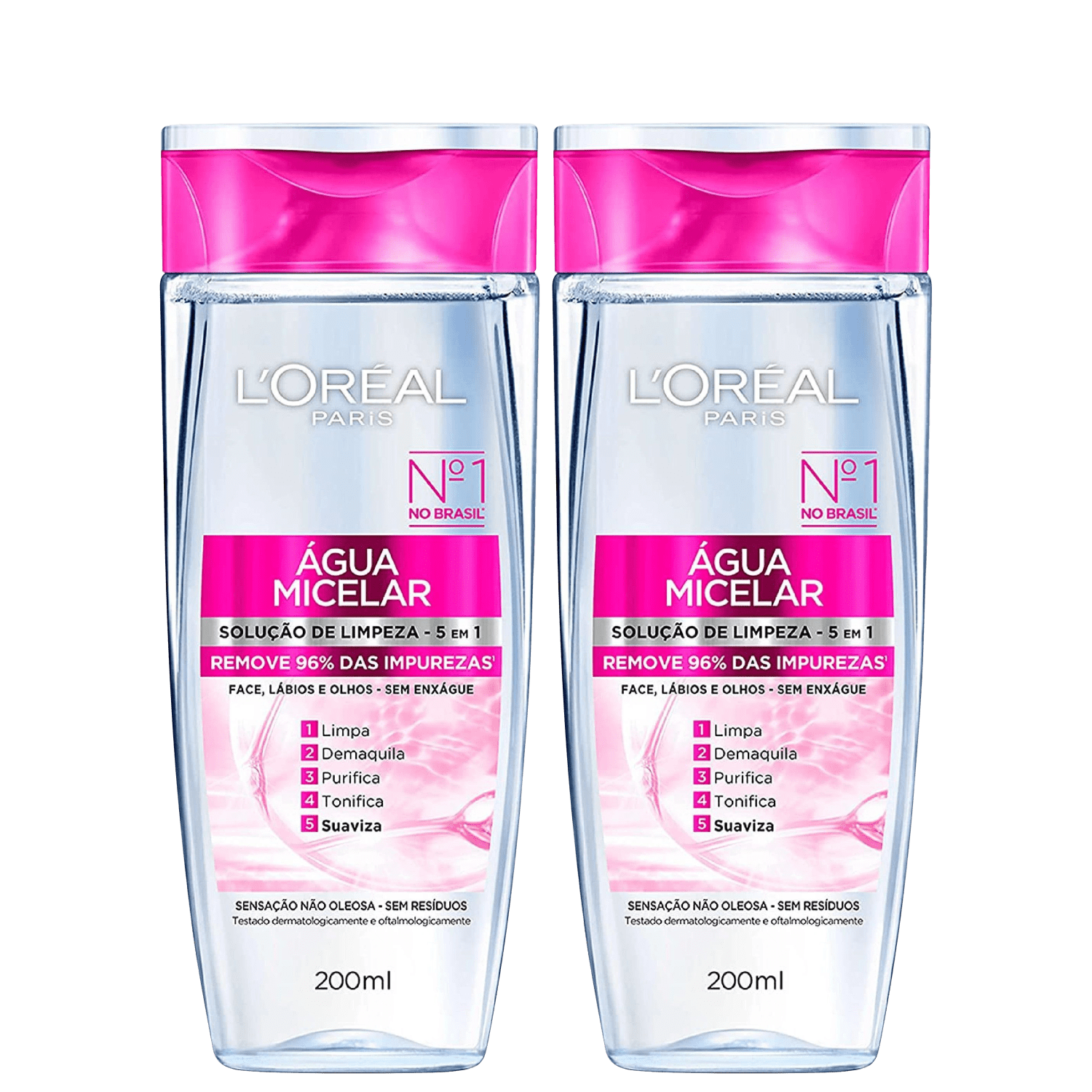 Kit L’Oréal Paris Dermo Expertise Água Micelar 2x200ml