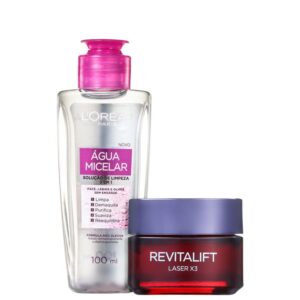 Kit L’Oréal Paris Laser X3 Redutor de Linhas 1 2 Produtos Kit L’Oréal Paris Laser X3 Redutor de Linhas 1 2 Produtos
