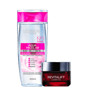 Kit L’Oréal Paris Laser X3 Redutor de Linhas 2 2 Produtos Kit L’Oréal Paris Laser X3 Redutor de Linhas 2 2 Produtos