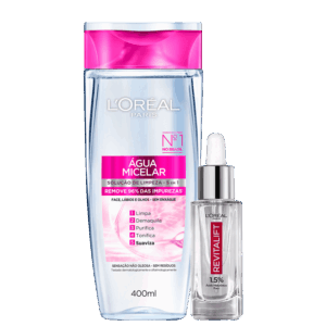 Kit L’Oréal Paris Limpeza & Revitalização Duo 2 Produtos Kit L’Oréal Paris Limpeza & Revitalização Duo 2 Produtos