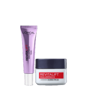 Kit L’Oréal Paris Revitalift Hialurônico Face & Eyes Diurno 2 Produtos Kit L’Oréal Paris Revitalift Hialurônico Face & Eyes Diurno 2 Produtos
