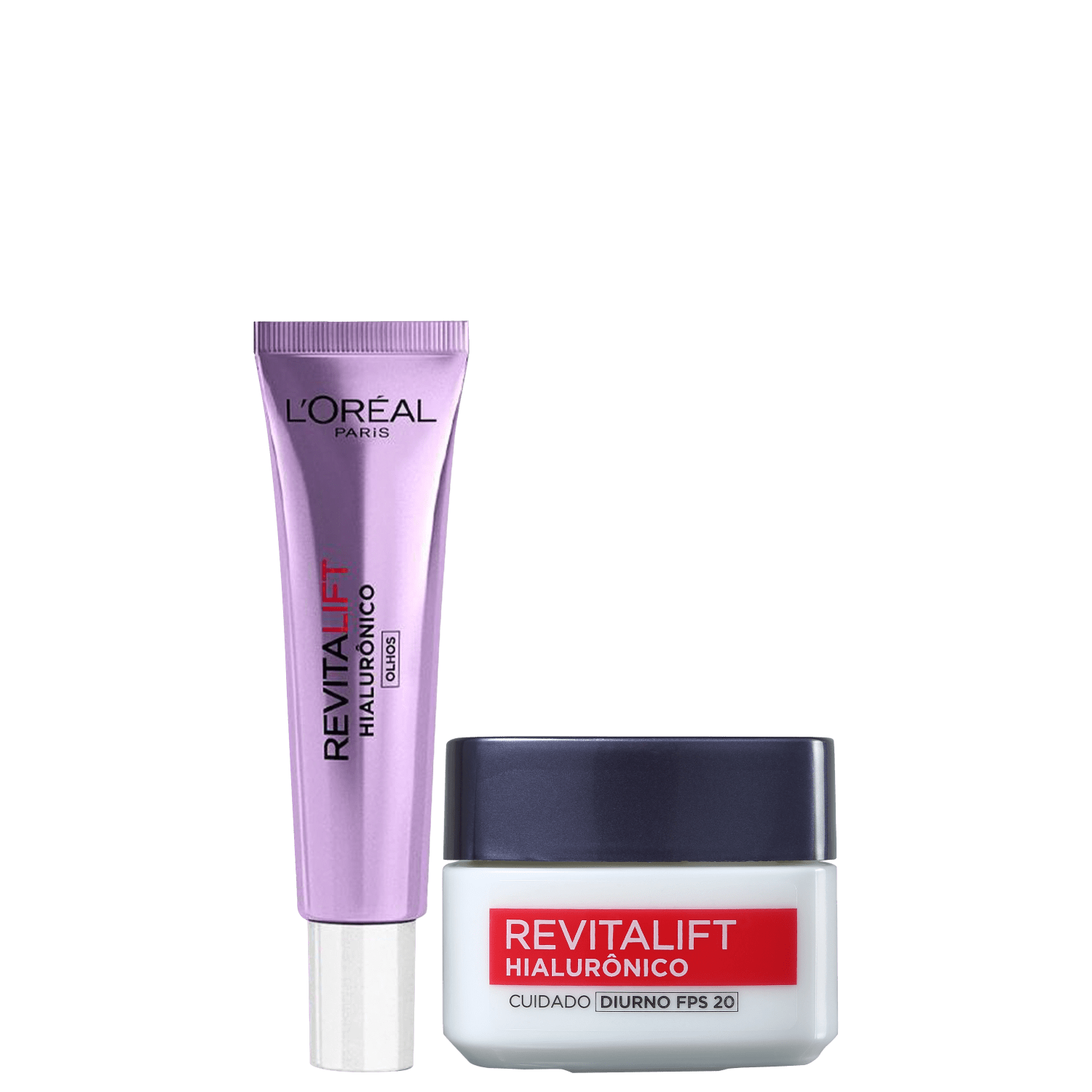 Kit L’Oréal Paris Revitalift Hialurônico Face & Eyes Diurno 2 Produtos