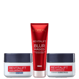 Kit L’Oréal Paris Revitalift Hialurônico Power Trio 3 Produtos Kit L’Oréal Paris Revitalift Hialurônico Power Trio 3 Produtos