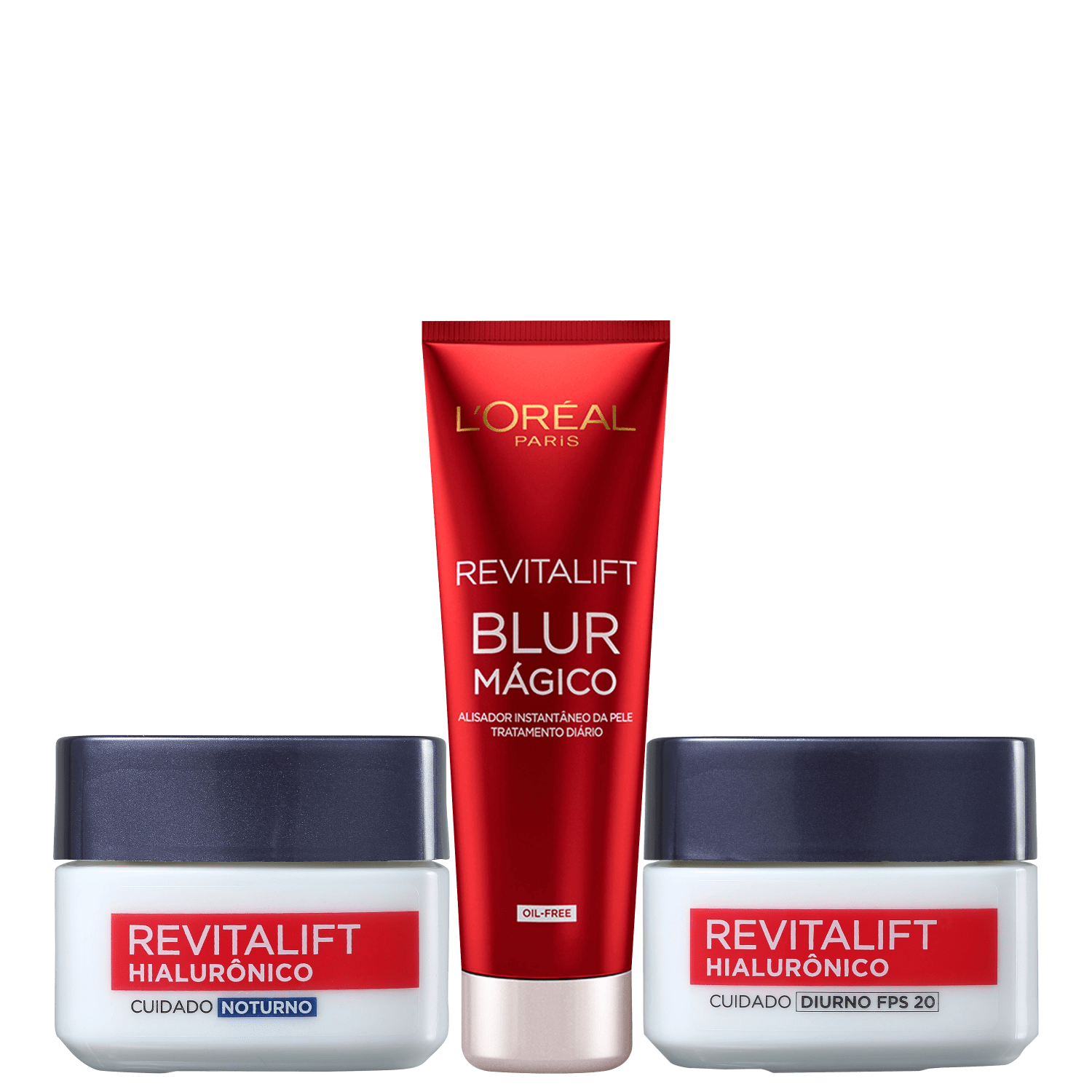 Kit L’Oréal Paris Revitalift Hialurônico Power Trio 3 Produtos