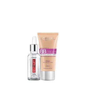 Kit Skincare L’Oréal Paris Revitalift Hialurônico Preenchedor 5 em 1 FPS 20 BB Cream 2 unidades