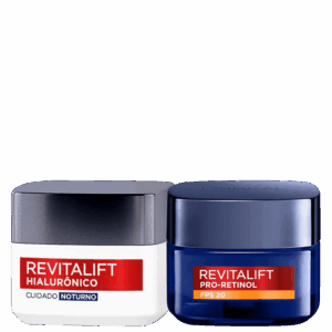 Kit L’Oréal Paris Revitalift Hialurônico Pro-Retinol 2 Produtos Kit L’Oréal Paris Revitalift Hialurônico Pro-Retinol 2 Produtos