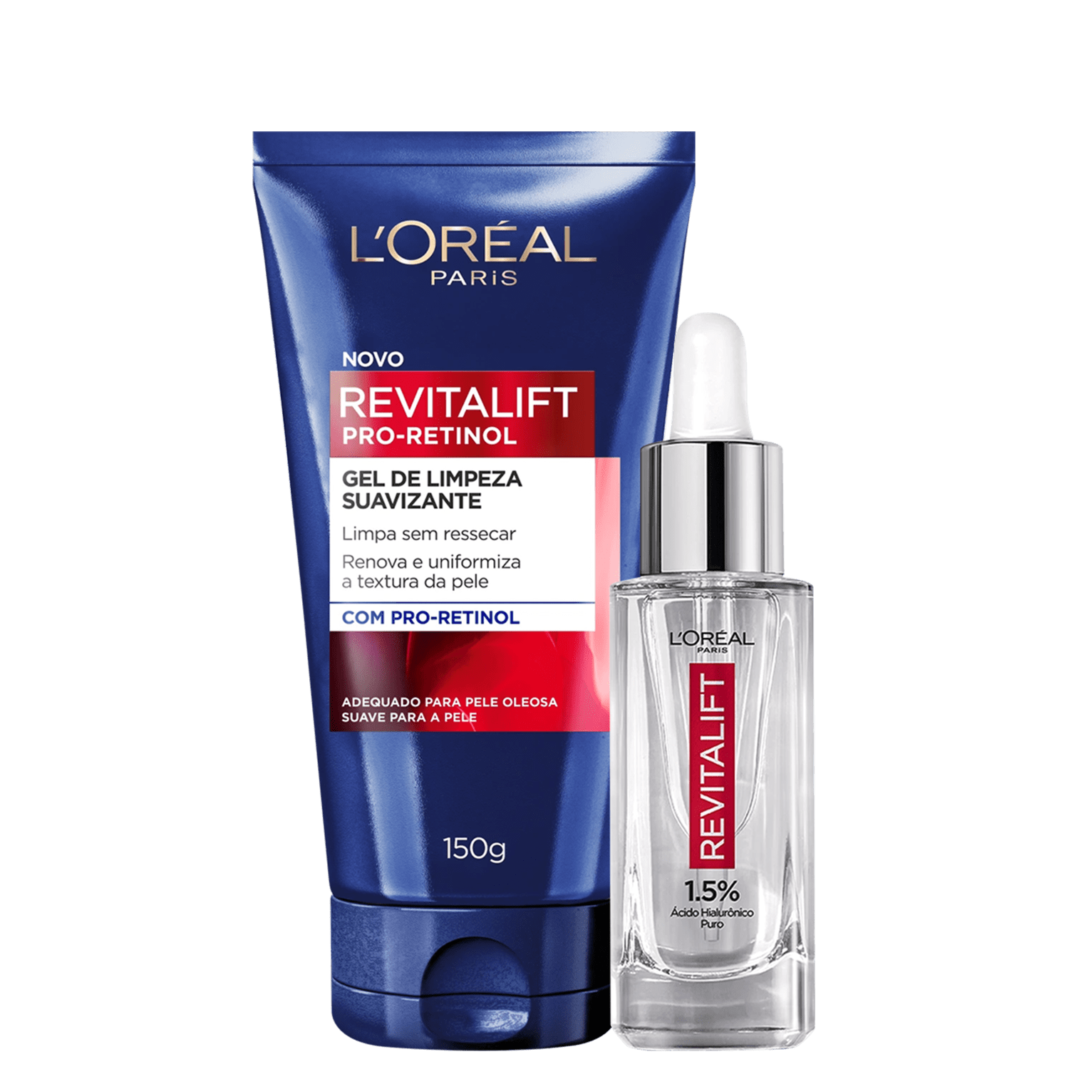 Kit L’Oréal Paris Revitalift Hialurônico & Pro Retinol 2 Produtos